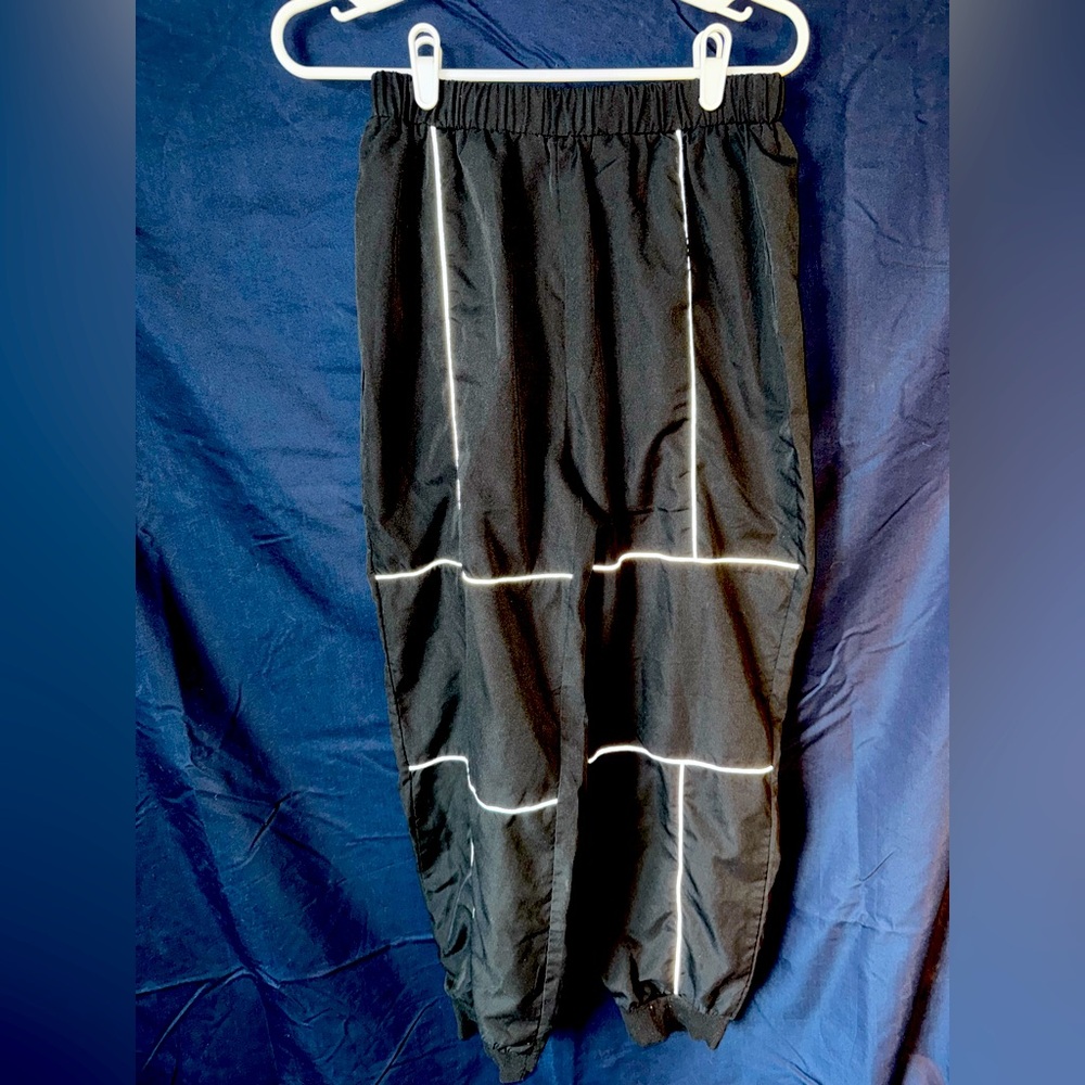 Rave reflective pants black